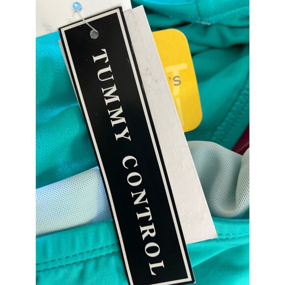 Kenneth Cole Reaction Green Bikini Bottom 3X - Picture 10 of 14